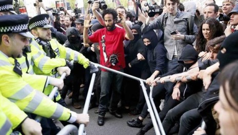 Акция в Лондоне: 17 человек арестовано